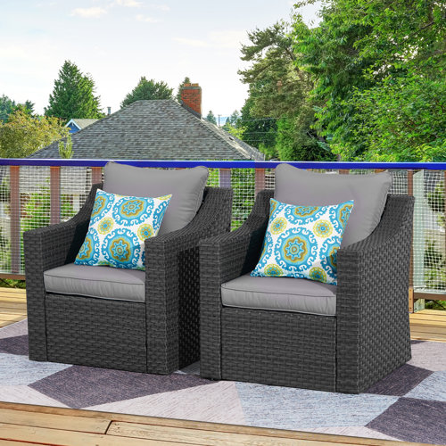 Wayfair Black Outdoor Club Chairs You'll Love in 2023